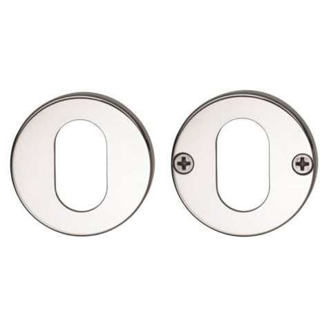Lockwood 1370 Series Double Oval Cylinder Escutcheon Kit Satin Chrome 1376/6SC - primehardware