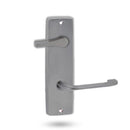 Lockwood 1939 Square End Plate With Disabled Turn & 115 Lever Polyester Powdercoat 1939/115PC - primehardware