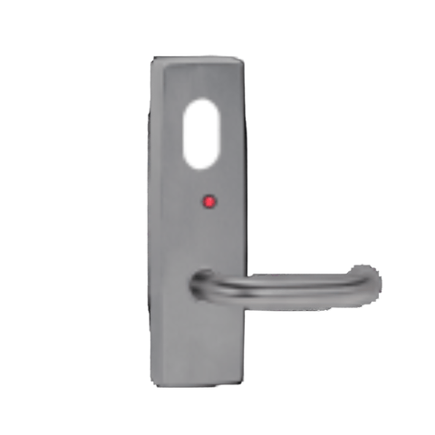 Lockwood 1801 Square End Plate With Cylinder Hole & 101 Lever Polyester Powdercoat 1801/101PC - primehardware