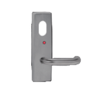 Lockwood 1801 Square End Plate With Cylinder Hole & 101 Lever Polyester Powdercoat 1801/101PC - primehardware
