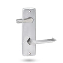Lockwood 1939 Square End Plate With Disabled Turn & 116 Lever Satin Chrome 1939/116SC - primehardware