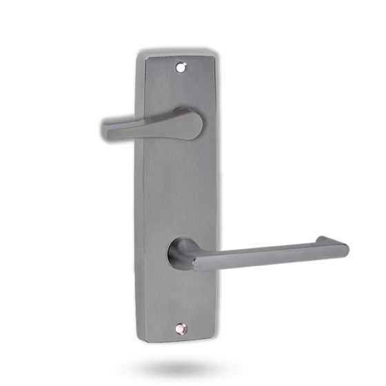 Lockwood 1939 Square End Plate With Disabled Turn & 118 Lever Polyester Powdercoat 1939/118PC - primehardware