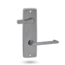 Lockwood 1939 Square End Plate With Disabled Turn & 118 Lever Satin Chrome 1939/118SC - primehardware