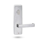 Lockwood 1904 Square End Plate with Turn & 112 Lever Satin Chrome 1904/112SC - primehardware