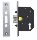 Austyle Supersafe 5 Lever Sliding Lock Antique Brass 45mm 29084 - primehardware