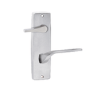 Lockwood 1939 Square End Plate With Disabled Turn & 122 Left Hand Lever Satin Chrome 1939/122LSC - primehardware