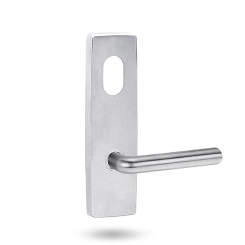 Lockwood 1801 Square End Plate With Cylinder Hole & 104 Lever Polished Brass 1801/104PB - primehardware