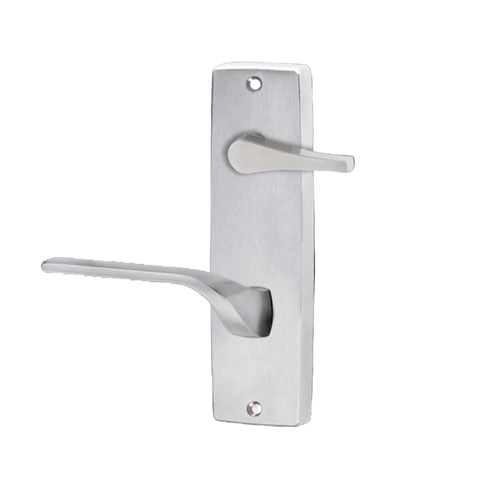 Lockwood 1939 Square End Plate With Disabled Turn & 122 Right Hand Lever Satin Chrome 1939/122RSC - primehardware