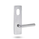 Lockwood 1801 Square End Plate With Cylinder Hole & 104 Lever Polished Brass 1801/104PB - primehardware