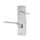 Lockwood 1939 Square End Plate With Disabled Turn & 122 Right Hand Lever Satin Chrome 1939/122RSC - primehardware