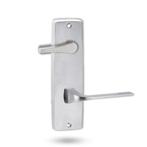 Lockwood 1939 Square End Plate With Disabled Turn & 123 Lever Satin Chrome 1939/123SC - primehardware