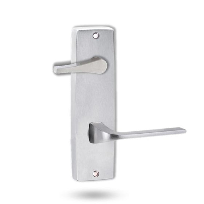Lockwood 1939 Square End Plate With Disabled Turn & 123 Lever Satin Chrome 1939/123SC
