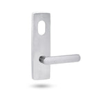 Lockwood 1801 Square End Plate With Cylinder Hole & 106 Lever Polyester Powdercoat 1801/106PC - primehardware