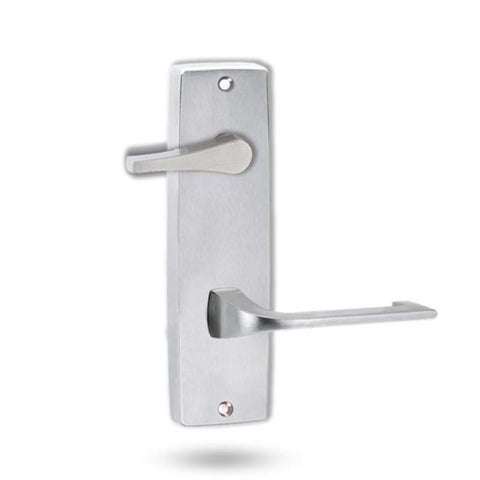 Lockwood 1939 Square End Plate With Disabled Turn & 124 Lever Satin Chrome 1939/124SC - primehardware