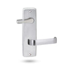 Lockwood 1939 Square End Plate With Disabled Turn & 131 Lever Satin Chrome 1939/131SC - primehardware