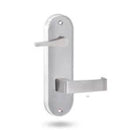 Lockwood 2939 Interior Round End Plate with Disabled Accessibility Turn & Lever 155 Satin Chrome 2939/155SC - primehardware