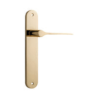 IVER COMO DOOR LEVER HANDLE ON OVAL BACKPLATE - CUSTOMISE TO YOUR NEEDS