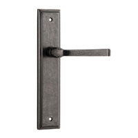 IVER ANNECY DOOR LEVER HANDLE ON STEPPED BACKPLATE - CUSTOMISE TO YOUR NEEDS