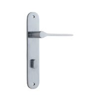 IVER COMO DOOR LEVER HANDLE ON OVAL BACKPLATE - CUSTOMISE TO YOUR NEEDS