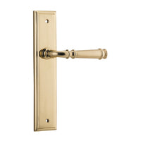 IVER VERONA DOOR LEVER HANDLE ON STEPPED BACKPLATE - CUSTOMISE TO YOUR NEEDS