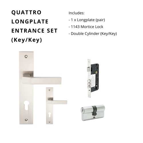 ZANDA QUATTRO LONGPLATE HANDLE