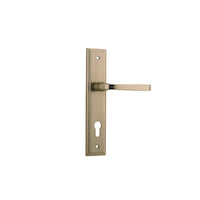 IVER ANNECY DOOR LEVER HANDLE ON STEPPED BACKPLATE - CUSTOMISE TO YOUR NEEDS