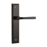 IVER ANNECY DOOR LEVER HANDLE ON STEPPED BACKPLATE - CUSTOMISE TO YOUR NEEDS