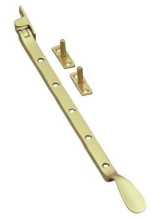 Superior Brass Casement Stay PB 330mm - primehardware