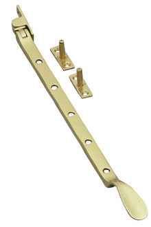 Superior Brass Casement Stay Polished Brass 330mm