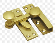 Superior Brass Sash Window Fastener Classic Style Polished Brass 65mm
