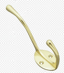 Superior Brass Hat & Coat Hook Projection: 55mm Polished Brass 100mm