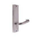 Lockwood 1801 Square End Plate With Cylinder Hole & 112 Lever Polished Brass 1801/112PB - primehardware