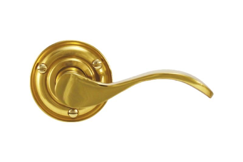 Superior Brass Lever Latch PB 65mm - primehardware