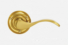 Superior Brass Lever Latch 65mm Polished Brass 64mm Rose (Pair)