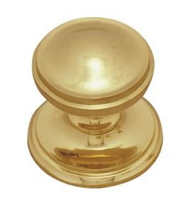 Superior Brass Centre Door Knob PB 85mm - primehardware