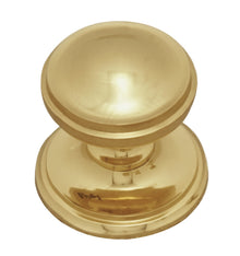 Superior Brass Centre Door Knob Polished Brass 85mm