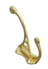Superior Brass Hat & Coat Hook PB 110mm - primehardware
