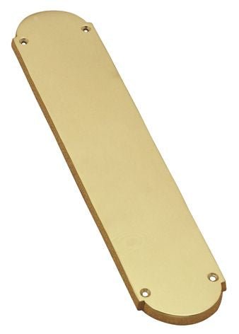 Superior Brass Rounded Push Plate PB 300x64mm - primehardware