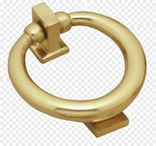 Superior Brass Contemporary Ring Knocker Polished Brass 110mm