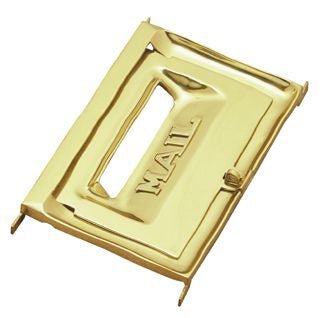 Superior Brass Front Opening Letter Plate PB 165x240mm - primehardware