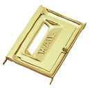 Superior Brass Front Opening Letter Plate PB 165x240mm - primehardware