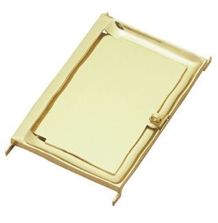 Superior Brass Back Opening Letter Plate PB 165x240mm - primehardware