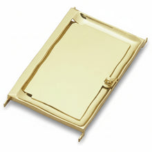 Superior Brass Back Opening Letter Plate Polished Brass 165x240mm