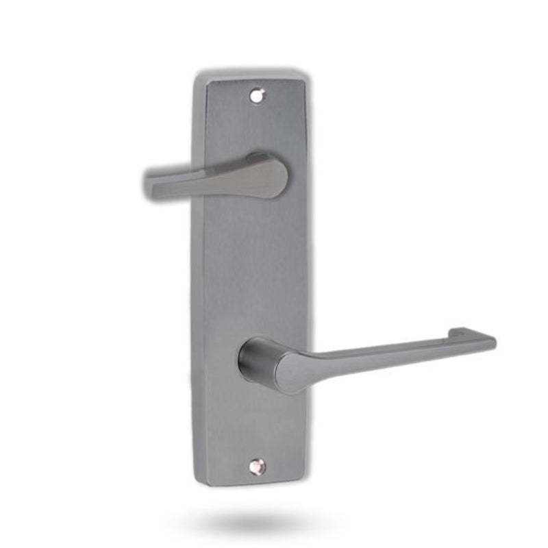 Lockwood 1939 Square End Plate With Disabled Turn & 145 Lever Satin Chrome 1939/145SC