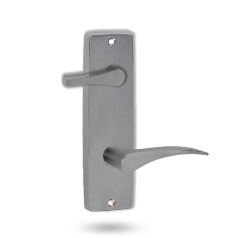 Lockwood 1939 Square End Plate With Disabled Turn And 153 LH Lever Polyester Powdercoat 1939/153LPC - primehardware