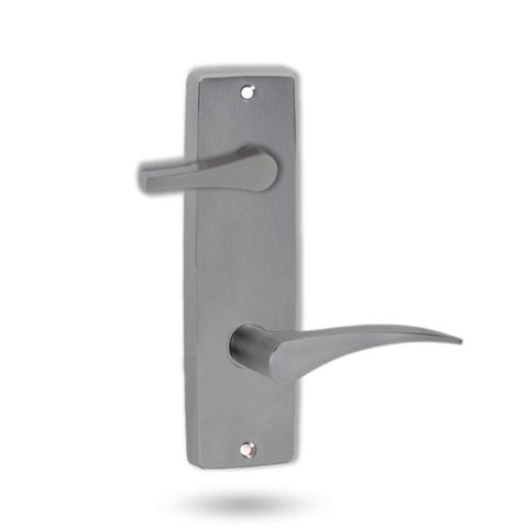 Lockwood 1939 Square End Plate With Disabled Turn And 153 LH Lever Polyester Powdercoat 1939/153LPC - primehardware