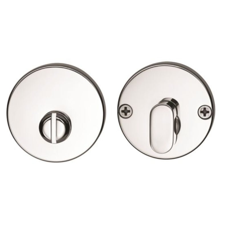 Lockwood 1370 Series Privacy Indicating Emergency Turn and Turn Escutcheon Kit Satin Chrome  1378/7NSC