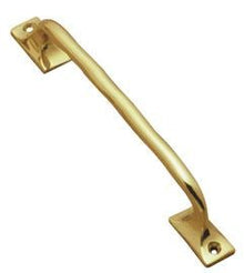Superior Brass Pull Handle Victorian Polished Brass 200mm