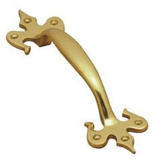 Superior Brass Pull Handle Polished Brass 225mm