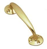 Superior Brass Pull Handle Polished Brass 125mm